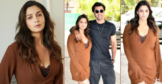 বেবি বাম্পসহ সামনে এলেন আলিয়া ভাট বেবি বাম্পসহ সামনে এলেন আলিয়া ভাট