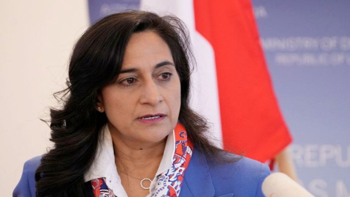 কানাডার পররাষ্ট্রমন্ত্রী আনিতা আনন্দ। ছবি: সংগৃহীত