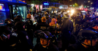 নিউইয়র্কে ফিলিস্তিনপন্থী ৩০০ বিক্ষোভকারী আটক