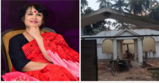 ভেঙে ফেলা হচ্ছে তসলিমার ময়মনসিংহের বাড়ি ‘অবকাশ’