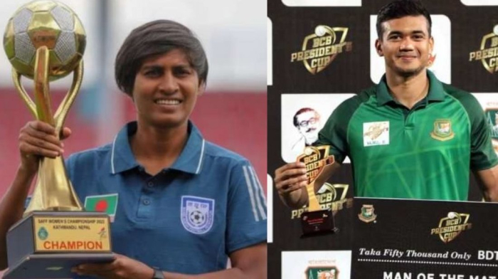 সাবিনা খাতুন ও তাসকিন আহমেদ। ছবি : সংগৃহীত