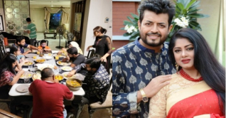 এক টেবিলে মুখোমুখি সানী-মৌসুমী এক টেবিলে মুখোমুখি সানী-মৌসুমী