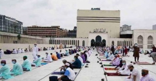 বায়তুল মোকাররমে ঈদের ৬ জামাত