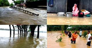 বন্যায় ক্ষতির মুখে ৮০ লাখ মানুষ বন্যায় ক্ষতির মুখে ৮০ লাখ মানুষ