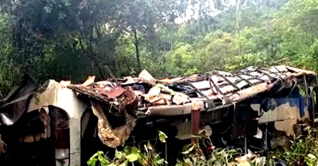 ব্রাজিলে বাস খাদে পড়ে ২৩ জনের প্রাণহানী ব্রাজিলে বাস খাদে পড়ে ২৩ জনের প্রাণহানী