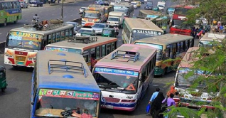 রাজধানীতে সীমিত আকারে বাস চলাচল শুরু রাজধানীতে সীমিত আকারে বাস চলাচল শুরু