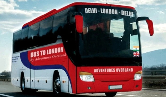 এখন থেকে দিল্লি থেকে লন্ডন যাওয়া যাবে বাসে