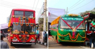 সড়কে শৃঙ্খলা ফেরাতে ঢাকা নগর পরিবহনের যাত্রা শুরু সড়কে শৃঙ্খলা ফেরাতে ঢাকা নগর পরিবহনের যাত্রা শুরু