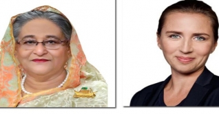 শেখ হাসিনাকে ডেনমার্কের প্রধানমন্ত্রীর ফোন