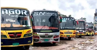 রাজশাহী বিভাগে পরিবহন ধর্মঘট চলছে