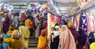 জমে উঠেছে ঈদ বাজার