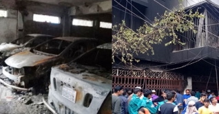 দিলু রোডে ভবনের গ্যারেজে আগুন, শিশুসহ নিহত ৩
