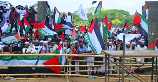 মার্চ ফর গাজা: সোহরাওয়ার্দীতে মানুষের ঢল