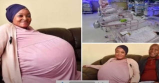 একসঙ্গে ১০ সন্তান জন্ম দিলেন মা