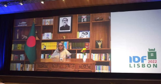 `গ্লোবাল অ্যাম্বাসেডর ফর ডায়াবেটিস` শেখ হাসিনা