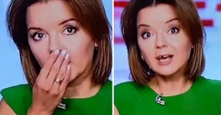 খবর পড়ার সময় দাঁত খুলে গেল নারী সংবাদিকের!