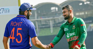 টস জিতে ব্যাটিংয়ে বাংলাদেশ টস জিতে ব্যাটিংয়ে বাংলাদেশ