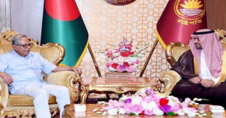 রাষ্ট্রপতির সঙ্গে সৌজন্য সাক্ষাৎ করলেন সৌদি রাষ্ট্রদূত