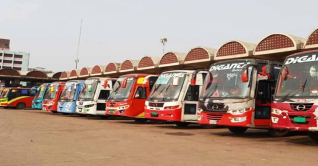 আজ থেকে মিলবে বাসের আগাম টিকিট