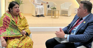 শিরীন শারমিনের সঙ্গে অস্ট্রেলিয়ার স্পিকারের সাক্ষাৎ