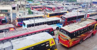 কুষ্টিয়া থেকে ফরিদপুর-খুলনা রুটে বাস ধর্মঘট কুষ্টিয়া থেকে ফরিদপুর-খুলনা রুটে বাস ধর্মঘট