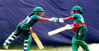 ফারজানার সেঞ্চুরিতে বাংলাদেশের বড় সংগ্রহ ফারজানার সেঞ্চুরিতে বাংলাদেশের বড় সংগ্রহ