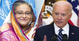 শোক প্রকাশ করে বাইডেন‌কে প্রধানমন্ত্রীর চি‌ঠি