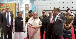 শাহজালালের তৃতীয় টার্মিনালের উদ্বোধনী অনুষ্ঠানে প্রধানমন্ত্রী