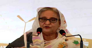 আ.লীগের ইশতেহার ঘোষণা করছেন শেখ হাসিনা