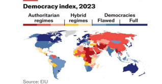 গণতান্ত্রিক সূচকে দুই ধাপ পিছিয়েছে বাংলাদেশ