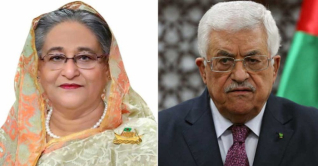 ফিলিস্তিনের প্রেসিডেন্টকে পাঠানো চিঠিতে যা বলেছেন শেখ হাসিনা