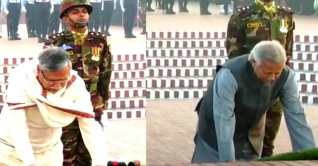 জাতীয় স্মৃতিসৌধে রাষ্ট্রপতি ও প্রধান উপদেষ্টার শ্রদ্ধা জাতীয় স্মৃতিসৌধে রাষ্ট্রপতি ও প্রধান উপদেষ্টার শ্রদ্ধা