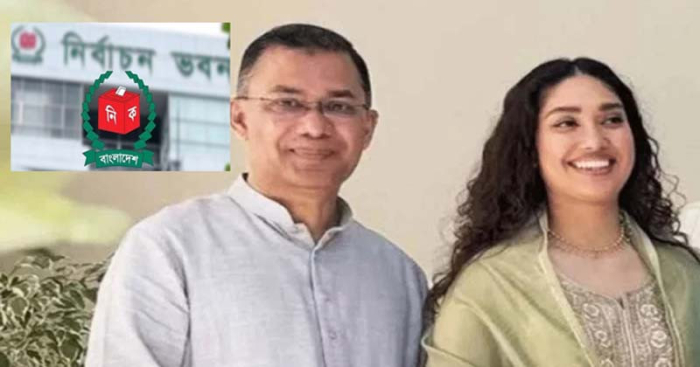 গুলশান মডেল হাই স্কুল কেন্দ্রে ভোট দিবেন তারেক ও জাইমা 