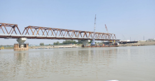 বঙ্গবন্ধু শেখ মুজিব রেল সেতুর কাজের অগ্রগতি ৪৬ শতাংশ