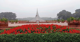 শহীদদের শ্রদ্ধা জানাতে প্রস্তুত জাতীয় স্মৃতিসৌধ