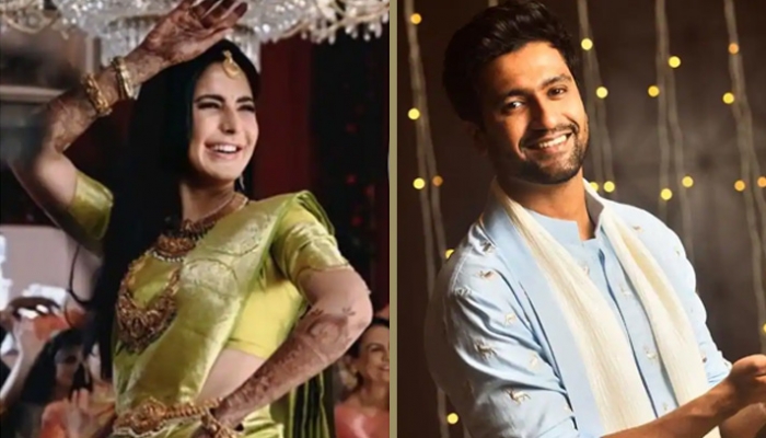 ক্যাটরিনা কাইফ ও ভিকি কৌশল।  পুরোনো ছবি