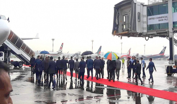 ঢাকা ছাড়লেন ফ্রান্সের প্রেসিডেন্ট ম্যাক্রোঁ। ছবি: সংগৃহীত