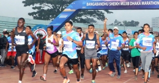 বঙ্গবন্ধু ম্যারাথনে পদক জিতলেন যারা