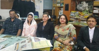 সুপ্রিম কোর্টে আইনজীবীর চেম্বারে মিন্নি