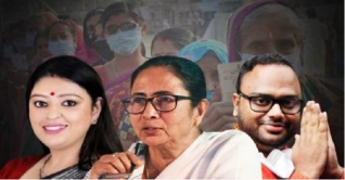 মমতার টিকে থাকার লড়াই, কড়া নিরাপত্তায় চলছে ভোট