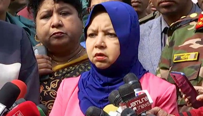 মানবাধিকার কমিশনের চেয়ারম্যান নাসিমা বেগম।  ছবি : সংগৃহীত