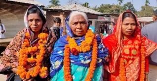 নাটোরে ইউপি সদস্য নির্বাচিত হলেন তিন বোন