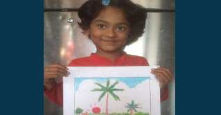 অরণীর আঁকা ছবি দেশসেরা, পুরস্কার দিলেন প্রধানমন্ত্রী