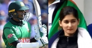 সাকিবের সেঞ্চুরিতে কাঁদলেন স্ত্রী শিশির