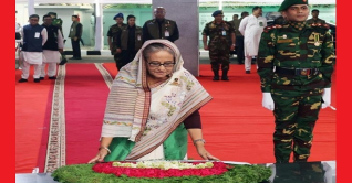 ঐতিহাসিক মুজিবনগর দিবসে বঙ্গবন্ধুর প্রতি প্রধানমন্ত্রীর শ্রদ্ধা