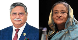 দেশ ছাড়ার আগে রাষ্ট্রপতির কাছে পদত্যাগপত্র দেন শেখ হাসিনা