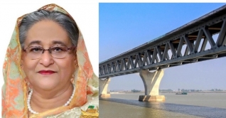 স্বপ্নের পদ্মা সেতুতে হাঁটলেন প্রধানমন্ত্রী