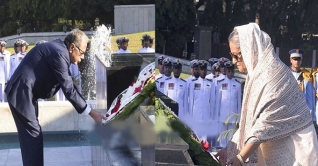 শিখা অনির্বাণে রাষ্ট্রপতি-প্রধানমন্ত্রীর শ্রদ্ধা শিখা অনির্বাণে রাষ্ট্রপতি-প্রধানমন্ত্রীর শ্রদ্ধা