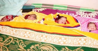 একসঙ্গে চার সন্তানের জন্ম দিলেন রাজশাহীর গৃহবধূ