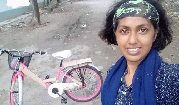 পর্বতারোহী রেশমা নাহার রত্না। পুরোনো ছবি